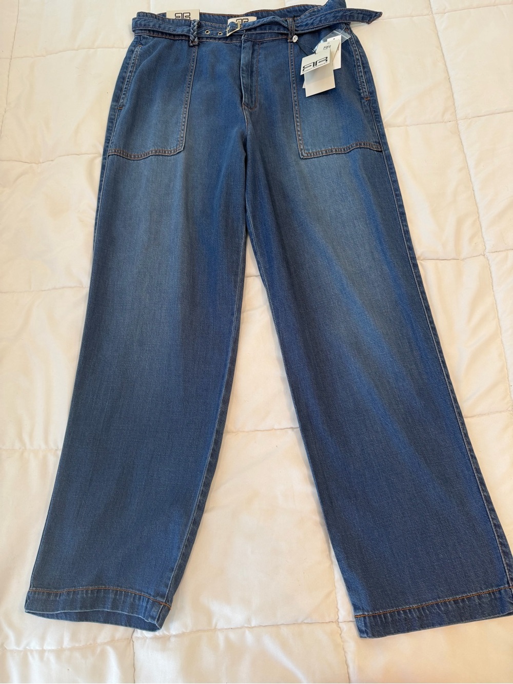 Robert Rodriguez Wide-Leg Jeans in Medium Blue